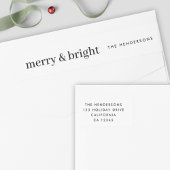 Minimaal kerstfeest- en terugkeringsadres