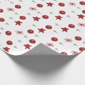 Minimaal Kerstpatroon Cadeaupapier (Hoek)