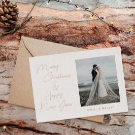 Minimaal kerstscript Folie-feestdag Folie Feestdagenkaart