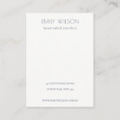 Minimaal Ketting voor het winnen van waterkalveren Visitekaartje (Achterkant)