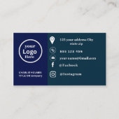 Minimaal klassiek ontwerp visitekaartje (Voorkant)