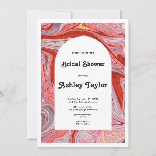 Minimaal kleurrijk artistiek Abstract Vrijgezellen Kaart (Voorkant)