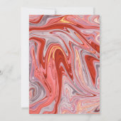 Minimaal kleurrijk artistiek Abstract Vrijgezellen Kaart (Achterkant)