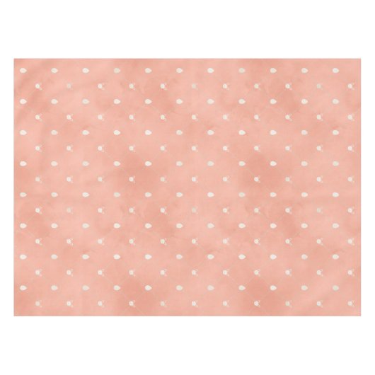 Minimaal  Konijneneieren Paasperzik Tafelkleed (Voorkant (Horizontaal))