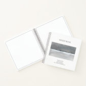 Minimaal kunstwerk Show exhibition Guest Book Notitieboek (Binnen)