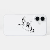 Minimaal lab, ogen over de schouder iPhone 16 hoesje (Achterkant horizontaal)
