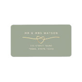 Minimaal label groen retouradres (Voorkant)