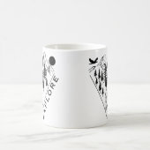 Minimaal landschap dennenbos koffiemok (Center)