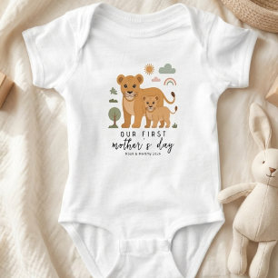 Minimaal Leeuwenmoeder Baby Eerste Moederdag Ontwe Romper