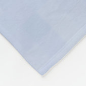 Minimaal lichtblauw abstract modern patroon fleece deken (Hoek)