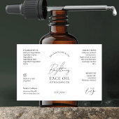 Minimaal Logo 2 OZ druppelflesje Waterdicht Etiket