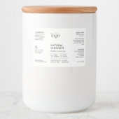 Minimaal Logo 2OZ Druppelfles Waterdicht Etiket (Voorkant)