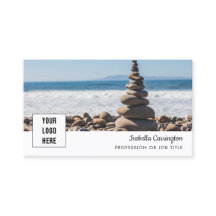 Minimaal Logo Photo QR Code Visitekaartje