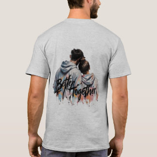 Minimaal logo voor op de voorkant en bedrukking ac t-shirt
