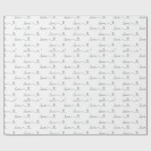 Minimaal Love Wrapping Paper Cadeaupapier (Vlak)