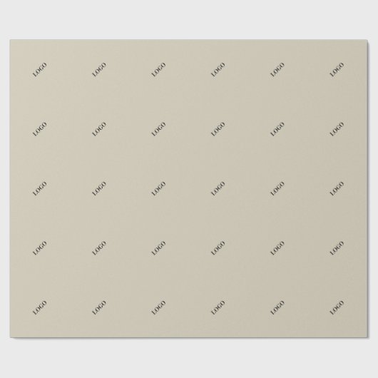 Minimaal luxe professioneel inpakpapier (Vlak)