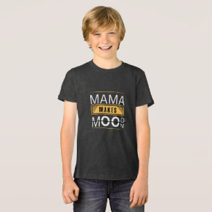 Minimaal Mama Mood Moon Beer Design Tri-Blend Shirt
