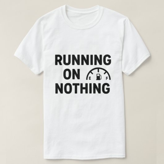 Minimaal Meme Energie Design T-shirt (Design voorkant)