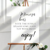Minimaal Mimosa Bar Bord Poster