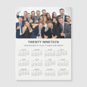 Minimaal modern   2019 Bedrijfsfoto Kalender