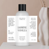 Minimaal Modern 8 OZ Cosmo Fles Waterdicht Label Sparkling Wijnetiket