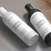 Minimaal Modern 8 OZ Cosmo Fles Waterdicht Label Sparkling Wijnetiket