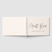 Minimaal modern Baby shower Gastenboek (Volledig)