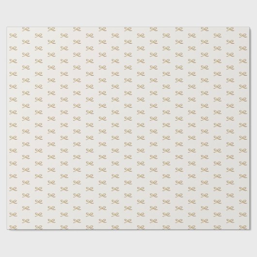 Minimaal Modern Eenvoudig Boogpatroon Kerstmis Cadeaupapier (Vlak)