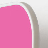 Minimaal modern elegant monogram, roze of elke kle pickleball paddle (Links Detail)