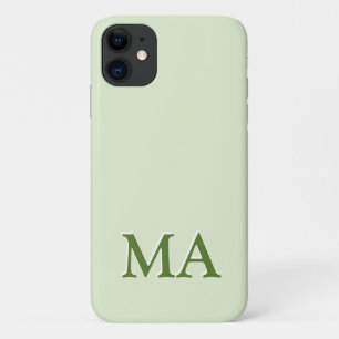 Minimaal Modern Monogram iPhone Case-Mate iPhone Case