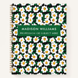 Minimaal modern Notitieboek bloemen