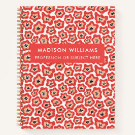 Minimaal modern Notitieboek bloemen