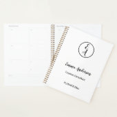 Minimaal Modern Professioneel Monogram Planner (Display)