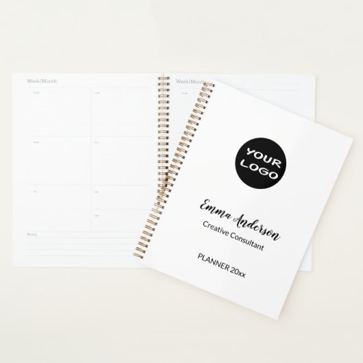 Minimaal Modern Professioneel | Uw Logo Planner (Display)