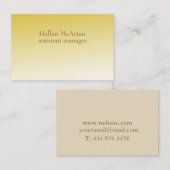 Minimaal modern professioneel Visitekaartje (Voorkant / Achterkant)