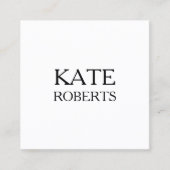 Minimaal modern professioneel visitekaartje (Voorkant)