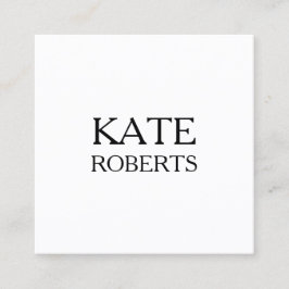 Minimaal modern professioneel visitekaartje