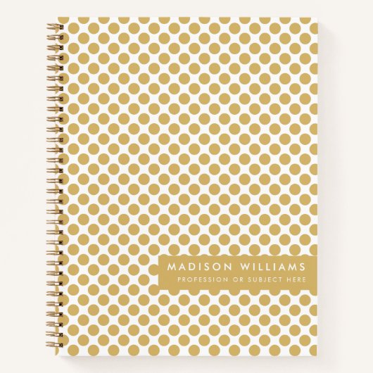 Minimaal modern puntNotitieboek Notitieboek (Voorkant)