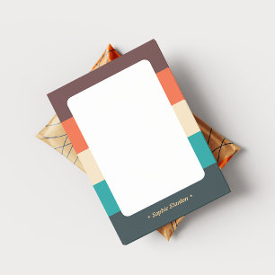 Minimaal Modern Retro Abstract Script Kleurblok Post-it® Notes