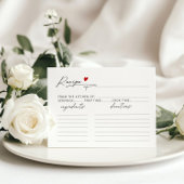 Minimaal Modern script hart Bridel Douche Recept