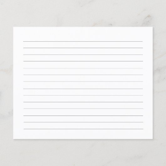 Minimaal Modern script hart Bridel Douche Recept (Achterkant)