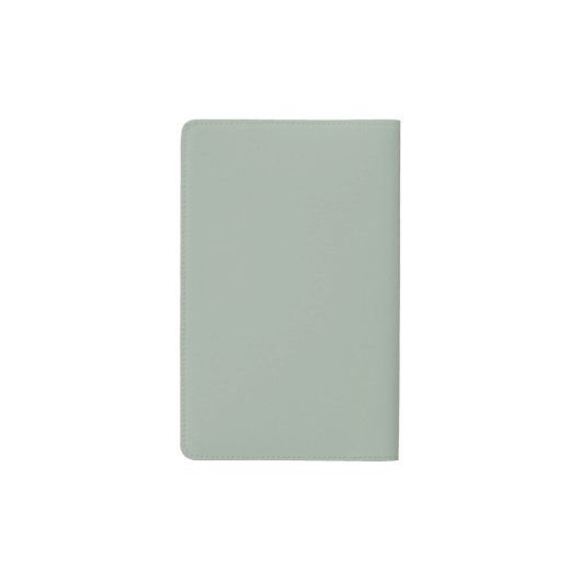 Minimaal modern script Sage Green Weddenschap met  Pocket Moleskine Notitieboekje (Achterkant)
