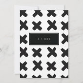 Minimaal modern stijlvol | Multi Photo-Afstuderen Aankondiging (Achterkant)