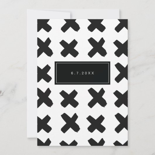 Minimaal modern stijlvol | Multi Photo-Afstuderen Aankondiging (Achterkant)