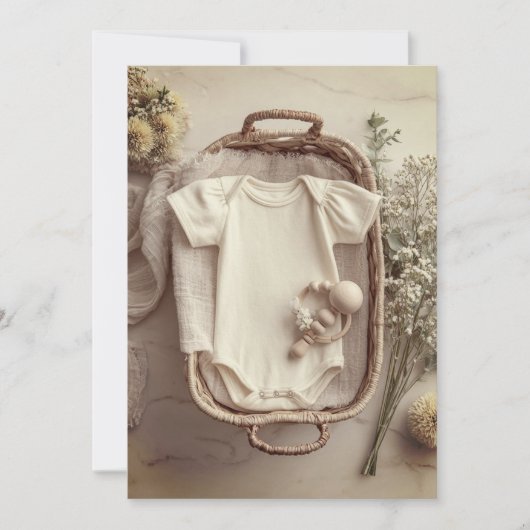 Minimaal & Modern Strooisel | Eenvoudig & Zoet Kaart (Voorkant)