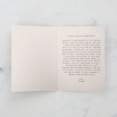 Minimaal Modern Trouwbelofteboek | Zijn Belijdenis Aankondiging (Binnen)