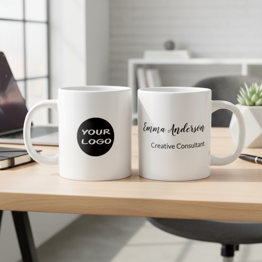 Minimaal Modern | Uw Logo Grote Koffiekop
