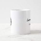 Minimaal Modern | Uw Logo Grote Koffiekop (Voorkant)