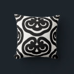 Minimaal modern, vet zwart patroon kussen<br><div class="desc">Minimaal modern, vet zwart patroon</div>