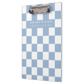 Minimaal modern vierkant klembord (Links)